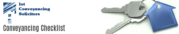 Conveyancing Checklist